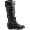 image:imageDREAM PAIRS Womens Wide Calf Knee High Boots FurLined Low Hidden Wedge BootsUrablackwidecalf