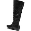 image:imageDREAM PAIRS Womens Wide Calf Knee High Pull On Fall Weather Winter BootsBlackPu