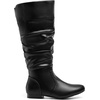 image:imageDREAM PAIRS Womens Wide Calf Knee High Pull On Fall Weather Winter BootsBlackPu