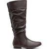 image:imageDREAM PAIRS Womens Wide Calf Knee High Pull On Fall Weather Winter BootsWideCalfBrown