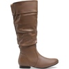 image:imageDREAM PAIRS Womens Wide Calf Knee High Pull On Fall Weather Winter BootsWideCalfCamel