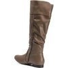 image:imageDREAM PAIRS Womens Wide Calf Knee High Pull On Fall Weather Winter BootsWideCalfKhaki