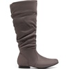 image:imageDREAM PAIRS Womens Wide Calf Knee High Pull On Fall Weather Winter BootsWideCalfTaupe