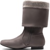image:imageDREAM PAIRS Womens Wide Calf Knee High Pull On Fall Weather Winter BootsWideCalfTaupe