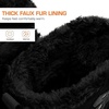 image:imageDREAM PAIRS Womens Winter Boots Cozy Faux Fur AntiSlip Snow Boots Lace Up Comfort Stylish Ankle Booties for Cold Weather City WalkBlack