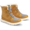 image:imageDREAM PAIRS Womens Winter Boots Cozy Faux Fur AntiSlip Snow Boots Lace Up Comfort Stylish Ankle Booties for Cold Weather City WalkChestnutGrey