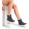 image:imageDREAM PAIRS Womens Winter Boots Cozy Faux Fur AntiSlip Snow Boots Lace Up Comfort Stylish Ankle Booties for Cold Weather City WalkDark Grey