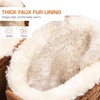 image:imageDREAM PAIRS Womens Winter Boots Cozy Faux Fur AntiSlip Snow Boots Lace Up Comfort Stylish Ankle Booties for Cold Weather City WalkTanfurry
