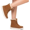image:imageDREAM PAIRS Womens Winter Boots Cozy Faux Fur AntiSlip Snow Boots Lace Up Comfort Stylish Ankle Booties for Cold Weather City WalkTanfurry