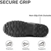 image:imageDREAM PAIRS Womens Winter Snow Duck BootsWaterproof Mid Calf AntiSlip Stability Lace Up Faux Fur Lining Warm Cozy Boots Outdoor Supportive InsoleBlack