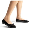 image:imageDream Pairs Womens Flats Round Toe Ballet Flats Comfortable Slipon Dressy Business Casual Work Office Ballerina Flat Dress ShoesBlackpat