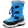 image:imageDREAM PAIRS Boys Snow Boots Camouflage Slip Resistant Faux Fur Lined Winter Shoes for LittleBig KidRoyal Blue