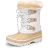 Beige/White