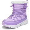 image:imageDREAM PAIRS Girls Boys Winter Snow Boots Slip Resistant Faux Fur Lined Windproof Warm SlipOn Boots for KidsPurple
