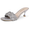 Silver/Rhinestone