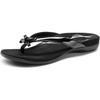 image:imageDREAM PAIRS Womens Arch Support Flip Flops Comfortable Dressy Orthopedic Thong Sandals Slides with Bow for Walking Summer VacationAll Black