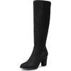 image:imageDREAM PAIRS Womens Chunky Heel Knee High BootsBlack