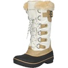 image:imageDREAM PAIRS Womens DP Warm Faux Fur Lined Mid Calf Winter Snow BootsBeigeWhite