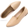 image:imageDREAM PAIRS Womens Pointed Toe SlipOn Dressy Flat Shoes Comfortable Business Casual Dress Shoes for Office WorkNude