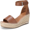 image:imageDREAM PAIRS Womens Wedge Sandals Open Toe Espadrilles Sandals Comfortable Dressy Ankle Strap Platform Sandals Suitable for Work Beach Summer ShoesBrown