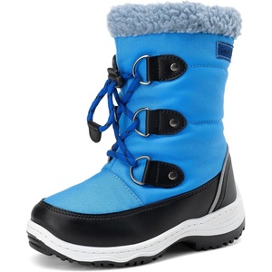 image:imageDREAM PAIRS Boys Snow Boots Camouflage Slip Resistant Faux Fur Lined Winter Shoes for LittleBig KidRoyal Blue