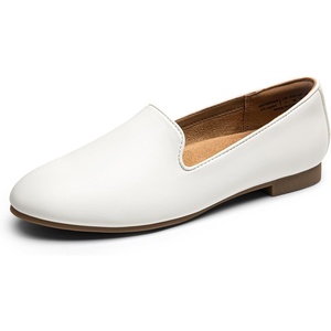 image:imageDREAM PAIRS Round Toe Flats for Women Dressy Comfortable SlipOn Dress Business Casual Office Work Shoes for WomenWhitepu