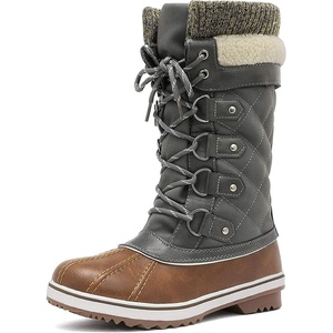 image:imageDREAM PAIRS Womens MidCalf Waterproof Winter Snow BootsTanKhaki