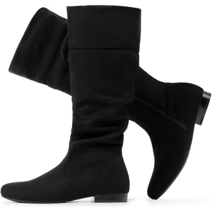 image:imageDREAM PAIRS Womens Wide Calf Knee High Pull On Fall Weather Winter BootsWideCalfBlack