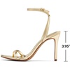 image:imageDREAM PAIRS 2026 Womens Stiletto Heels Strappy Open Toe Ankle Strap Dress Sandals Elegant High Heel Pumps for Wedding Party Prom amp Special OccasionsLight Gold