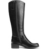image:imageDREAM PAIRS Boots For Women Knee High Comfortable Pull On Side Zipper Buckle Riding BootsBlack
