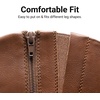 image:imageDREAM PAIRS Boots For Women Knee High Comfortable Pull On Side Zipper Buckle Riding BootsBrown