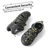 image:imageDREAM PAIRS Boys Girls ClosedToe Outdoor Summer Water Sport Sandals for ToddlerLittleBig KidBlackGreyYellow