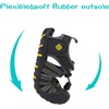 image:imageDREAM PAIRS Boys Girls ClosedToe Outdoor Summer Water Sport Sandals for ToddlerLittleBig KidBlackGreyYellow