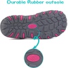 image:imageDREAM PAIRS Boys Girls ClosedToe Outdoor Summer Water Sport Sandals for ToddlerLittleBig KidFuchsiaMultiGrey
