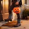 image:imageDREAM PAIRS Boys Girls Cowboy Boots Kids Western Riding Mid Calf Boots with Side Zipper ToddlerLittle KidBig KidBrownBlack