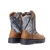 image:imageDREAM PAIRS Boys Girls Cowboy Boots Kids Western Riding Mid Calf Boots with Side Zipper ToddlerLittle KidBig KidBrownCamo