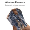 image:imageDREAM PAIRS Boys Girls Cowboy Boots Kids Western Riding Mid Calf Boots with Side Zipper ToddlerLittle KidBig KidBrownCamo