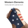 image:imageDREAM PAIRS Boys Girls Cowboy Boots Kids Western Riding Mid Calf Boots with Side Zipper ToddlerLittle KidBig KidBrownNavy