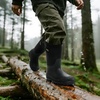 image:imageDREAM PAIRS Boys Waterproof Boots Outdoor Faux Fur Lining Shoes with Handles for Rain Snow Winter Muck Mud and Cold Weather for LittleBig KidsBlack