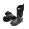 image:imageDREAM PAIRS Boys Waterproof Boots Outdoor Faux Fur Lining Shoes with Handles for Rain Snow Winter Muck Mud and Cold Weather for LittleBig KidsBlack