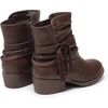 image:imageDREAM PAIRS Girls Ankle Boots Side Zipper Low Heels Boots Little KidBig KidBrown