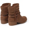image:imageDREAM PAIRS Girls Ankle Boots Side Zipper Low Heels Boots Little KidBig KidCamel