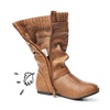 image:imageDREAM PAIRS Girls Faux Fur Lined Knee High Winter Riding BootsToddlerLittle KidBig KidCamel