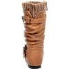 image:imageDREAM PAIRS Girls Faux Fur Lined Knee High Winter Riding BootsToddlerLittle KidBig KidCamel