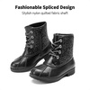 image:imageDREAM PAIRS Girls Glitter Ankle Boots Warm and Soft Velvet Lining with Side Zipper for ToddlerLittle KidBig KidAll Black