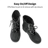 image:imageDREAM PAIRS Girls Glitter Ankle Boots Warm and Soft Velvet Lining with Side Zipper for ToddlerLittle KidBig KidBlack