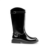 image:imageDREAM PAIRS Girls Knee High Boots Side Zipper Riding Shoes for Little KidBig KidAll Black