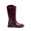 image:imageDREAM PAIRS Girls Knee High Boots Side Zipper Riding Shoes for Little KidBig KidBurgundy