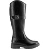image:imageDREAM PAIRS Girls Knee High Buckle Fashion Riding Boots Little KidBig KidAll Black