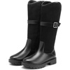 image:imageDREAM PAIRS Girls Knee High Buckle Fashion Riding Boots Little KidBig KidBlack